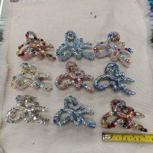 4 inch three-dimensional butterfly large claw clip